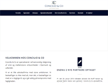 Tablet Screenshot of concilio-co.com